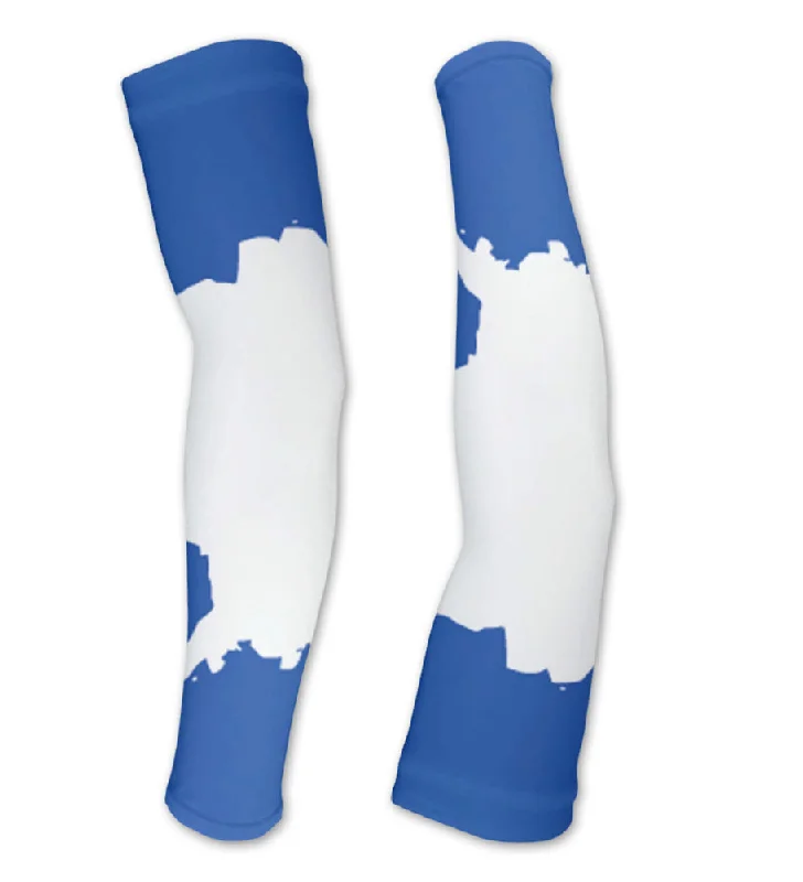 loose sleeve shirts-Antarctica Flag Compression Arm Sleeves UV Protection Unisex - Walking - Cycling - Running - Golf - Baseball - Basketball