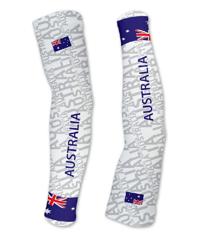 embroidered sleeve for shirts-Australia ScudoPro Compression Arm Sleeves UV Protection Unisex - Walking - Cycling - Running - Golf - Baseball - Basketball