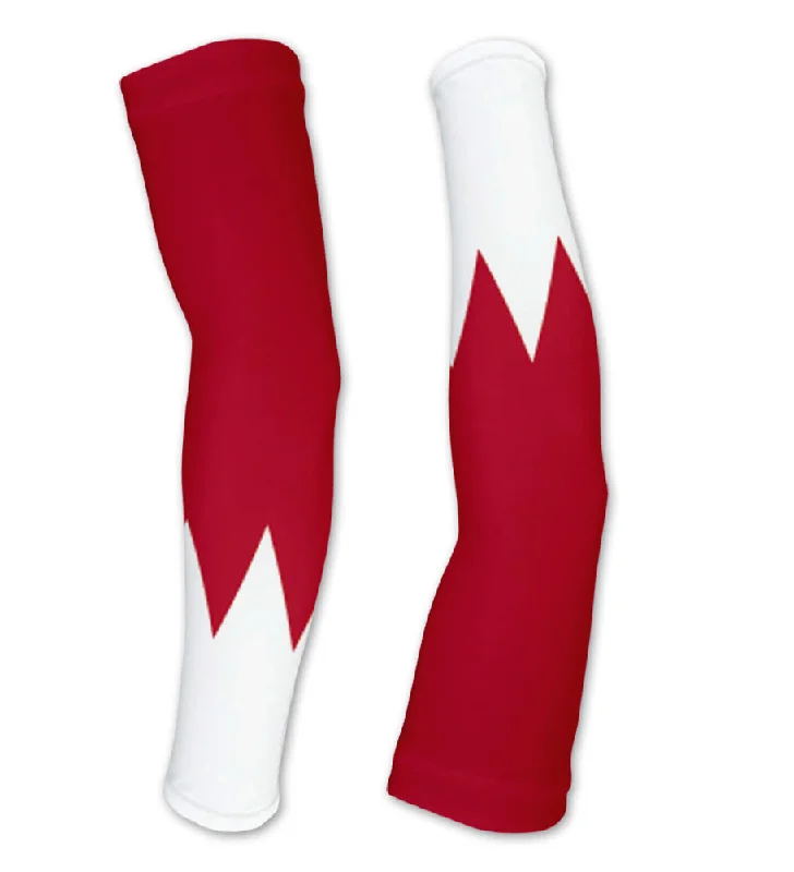 insulated sleeves for winter-Bahrain Flag Compression Arm Sleeves UV Protection Unisex - Walking - Cycling - Running - Golf - Baseball - Basketball