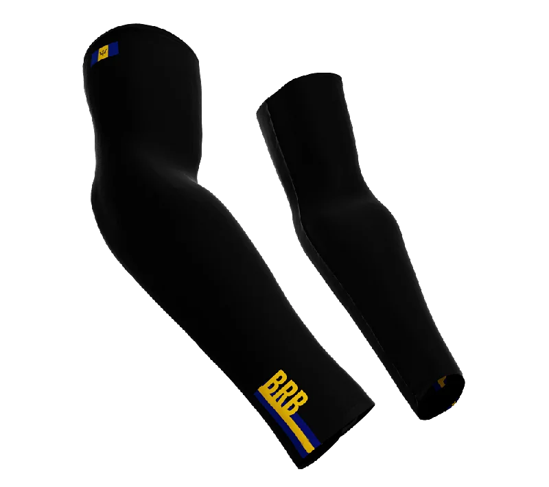 casual sleeve for outings-Barbados Code Compression Arm Sleeves - Walking - Cycling - Running - Golf - Baseball - Basketball