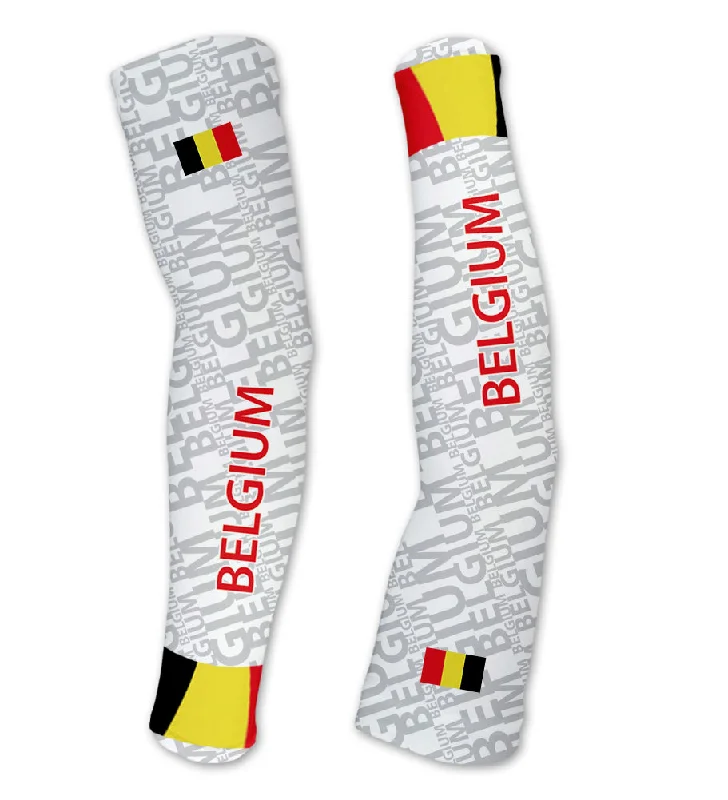 detachable sleeve for jackets-Belgium ScudoPro Compression Arm Sleeves UV Protection Unisex - Walking - Cycling - Running - Golf - Baseball - Basketball