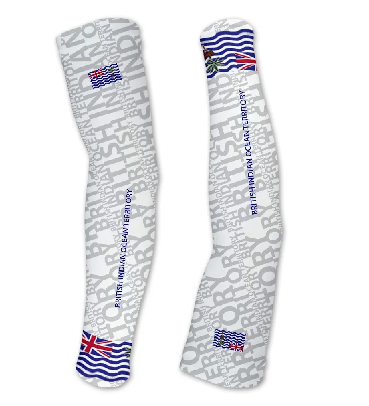 sleeve length options for jackets-British Indian Ocean Territory ScudoPro Compression Arm Sleeves UV Protection Unisex - Walking - Cycling - Running - Golf - Baseball - Basketball