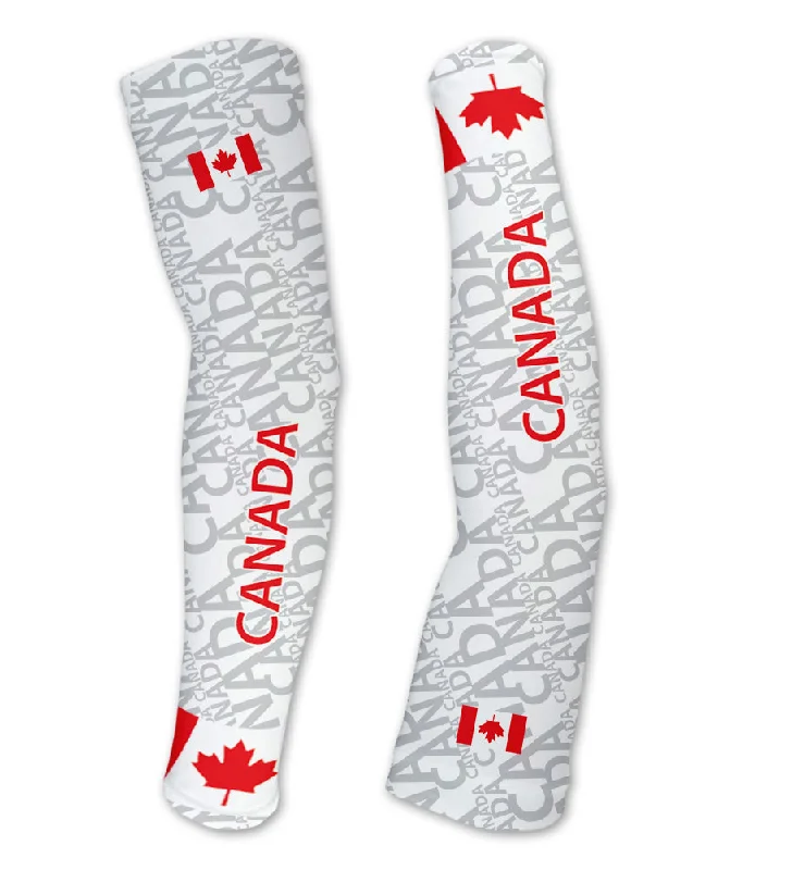 sleeveless style with removable sleeves-Canada ScudoPro Compression Arm Sleeves UV Protection Unisex - Walking - Cycling - Running - Golf - Baseball - Basketball