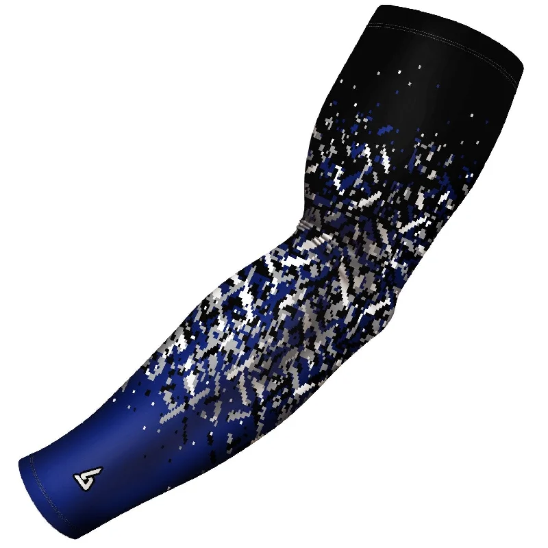 elegant sleeve for workwear-Confetti Blue Navy