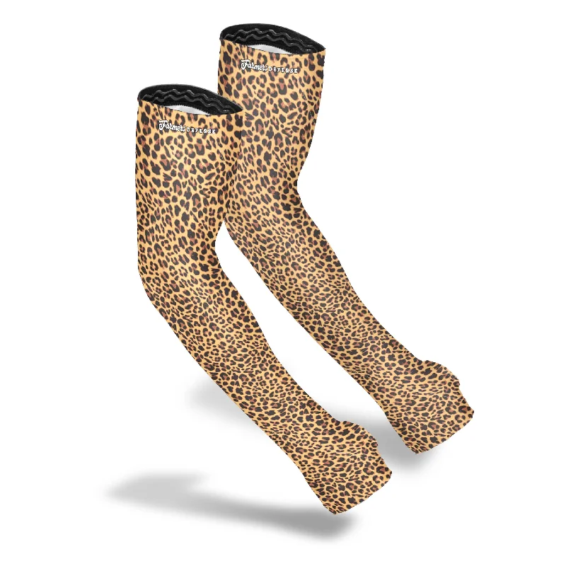 formal sleeve options for work-Protection Sleeves - Leopard FINAL SALE