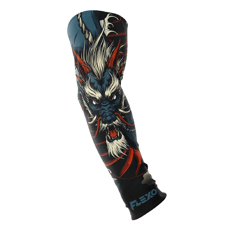 protective sleeves for kids-FlexoGear Compression Arm Sleeve "Ryu"