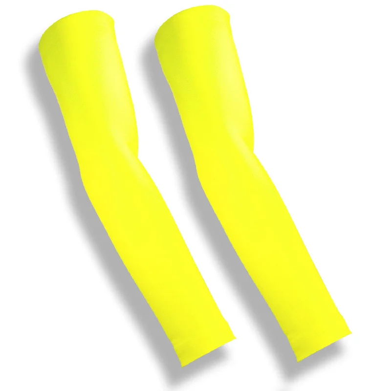 compression sleeve for arms-Neon Yellow Full Arm Sleeves