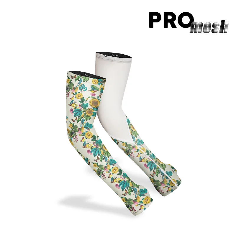 custom sleeve for activewear-ProMesh Protection Sleeves - Garden Flower