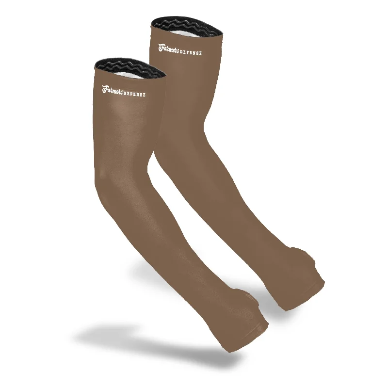 winter-ready sleeve designs-Protection Sleeves - Dark Tan FINAL SALE