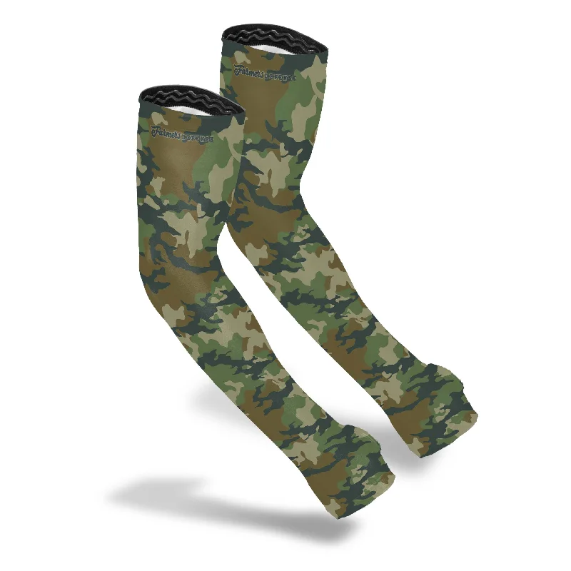 fashion sleeve for men-Protection Sleeves - Green Camo FINAL SALE