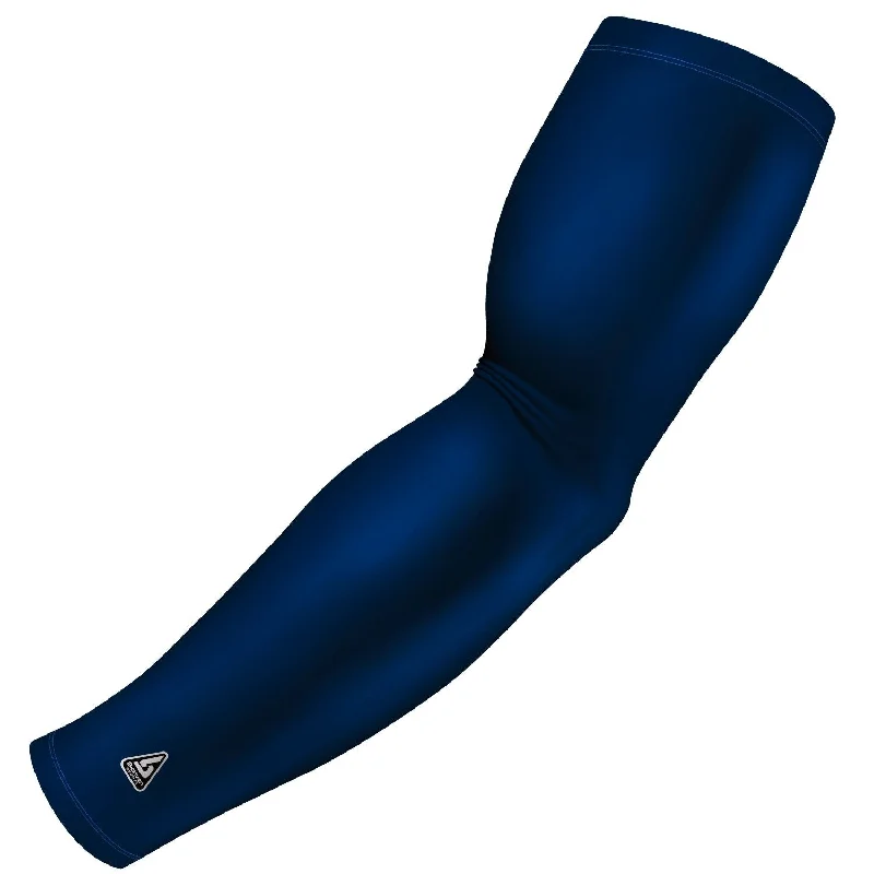 arm sleeve with logo-Solid Blue MLB