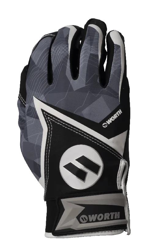 Worth Batting Gloves: WBGL20-BLK