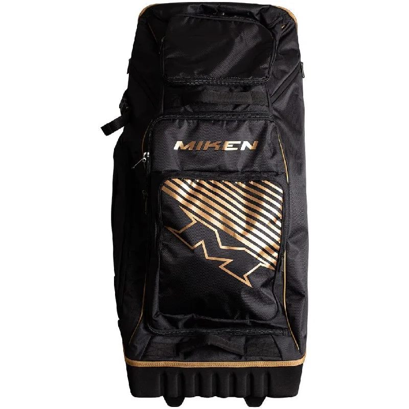 2023 Miken Gold Edition Deluxe Slowpitch Wheeled Roller Bag: MBA005-GLD