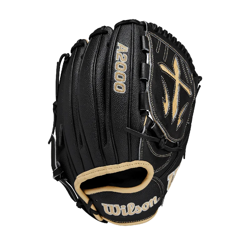 Fielding Gloves for night games-2024 Wilson A2000 B23 12" Pitcher's Baseball Glove: WBW10139112