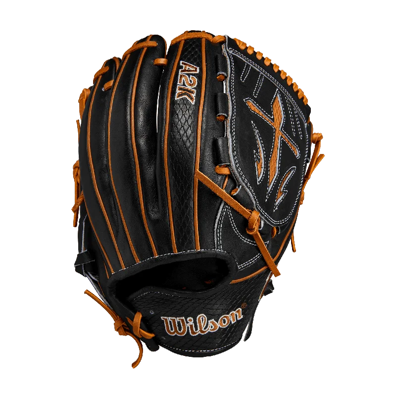 Fielding Gloves for indoor practice-2024 Wilson A2K B23 12" Pitcher's Baseball Glove: WBW10137912