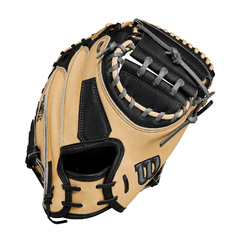 Fielding Gloves with ergonomic fit-2024 Wilson A2K M23 33.5" Baseball Catcher's Mitt: WBW101383335