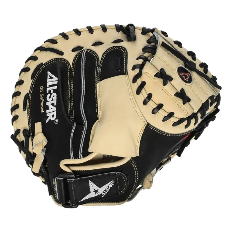 Fielding Gloves for small hands-All-Star Pro Advanced 35" Baseball Catcher's Mitt: CM3100BT