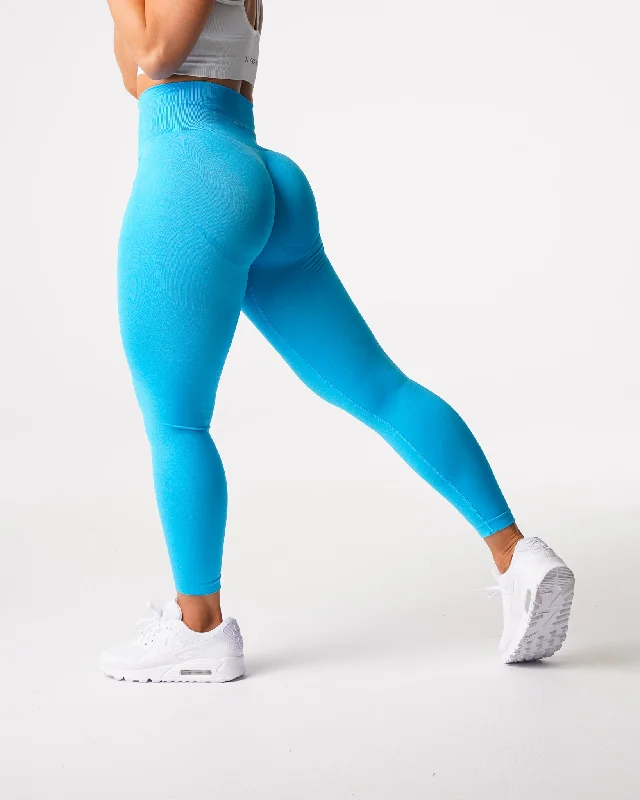 Sportswear/Tops made-to-order-Aqua Curve Seamless Leggings