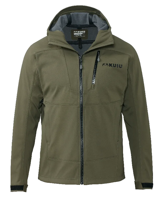 Axis Hybrid Hooded Jacket | Olive