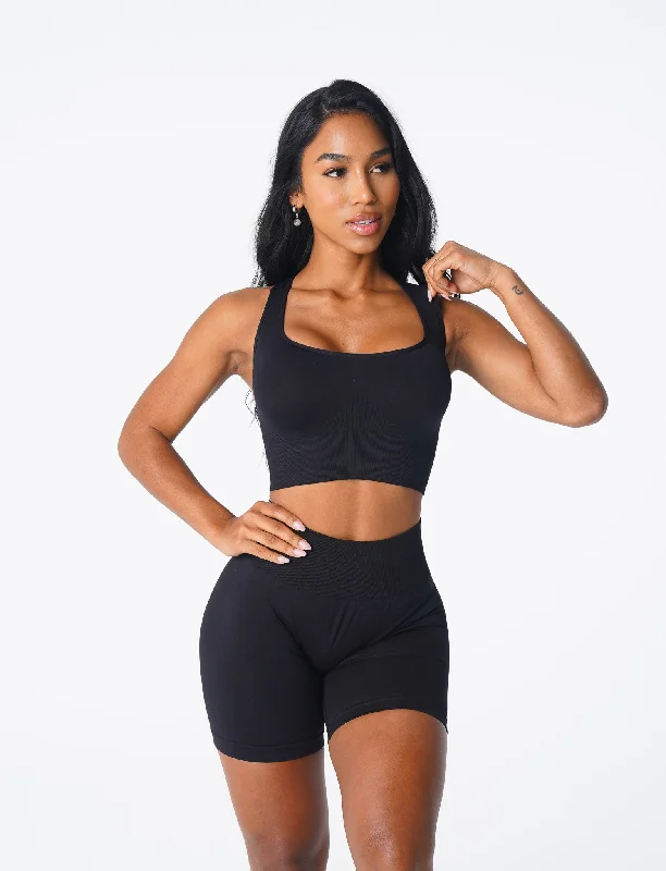 Sportswear/Tops rehab wear-Black Ignite Seamless Bra