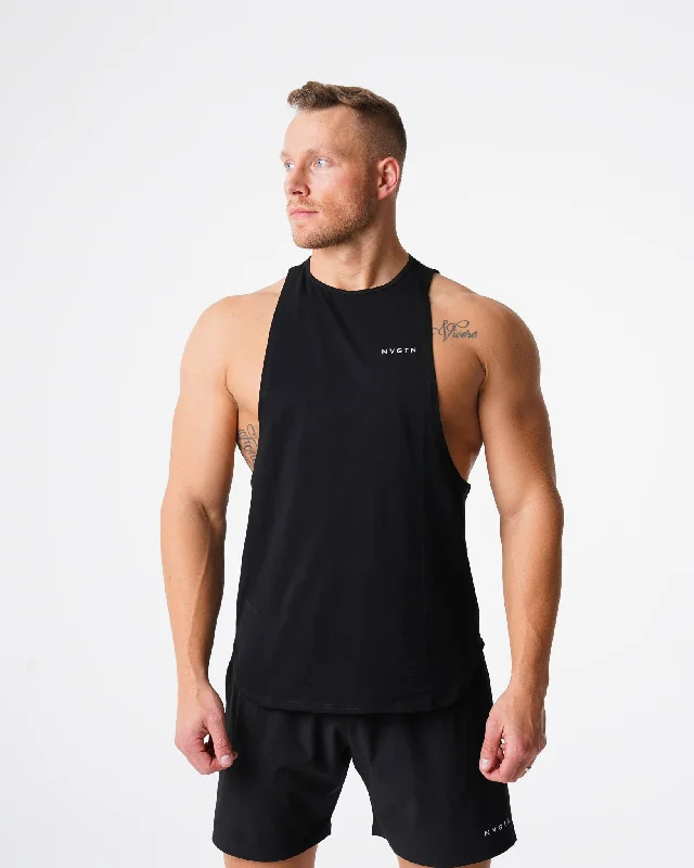 Sportswear/Tops for crossfit-Black Pulse Edge Tank