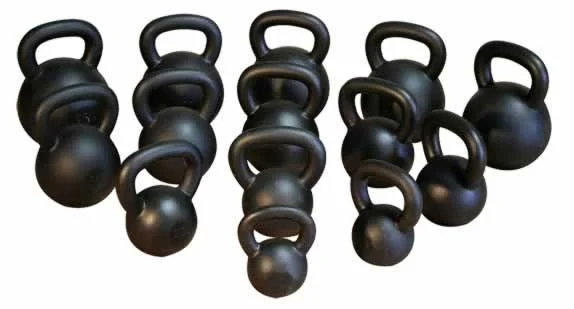 Kettlebell with smooth weight design-Body-Solid 5-30 lb. Kettlebell Set