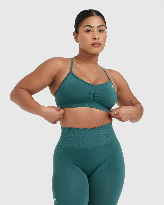 Sportswear/Tops performance boost-Effortless Strappy Bralette | Marine Teal