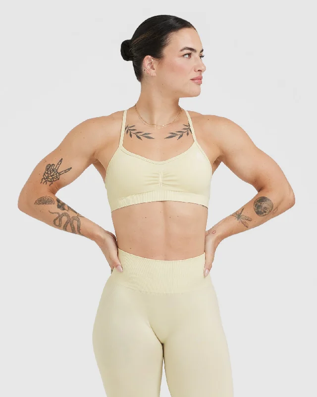 Sportswear/Tops explosive power-Effortless Strappy Bralette | Vanilla