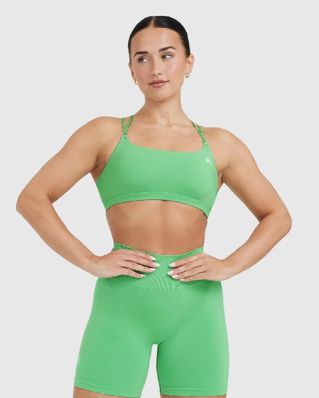 Sportswear/Tops future styles-Everyday Cross Over Bralette | Jade