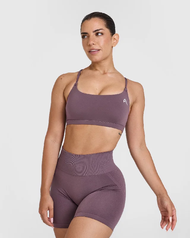 Sportswear/Tops arctic layers-Everyday Cross Over Bralette | Vintage Purple