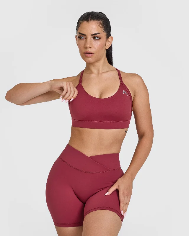 Sportswear/Tops pain management-Everyday Sports Bra | Burnt Cherry