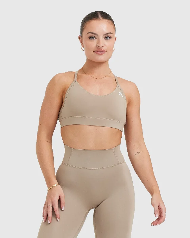 Sportswear/Tops feel good-Everyday Sports Bra | Sandstone