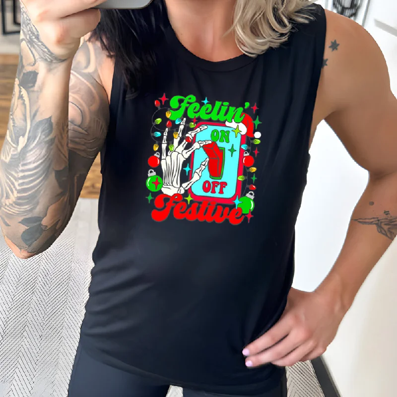 Feelin' Festive Muscle Tank