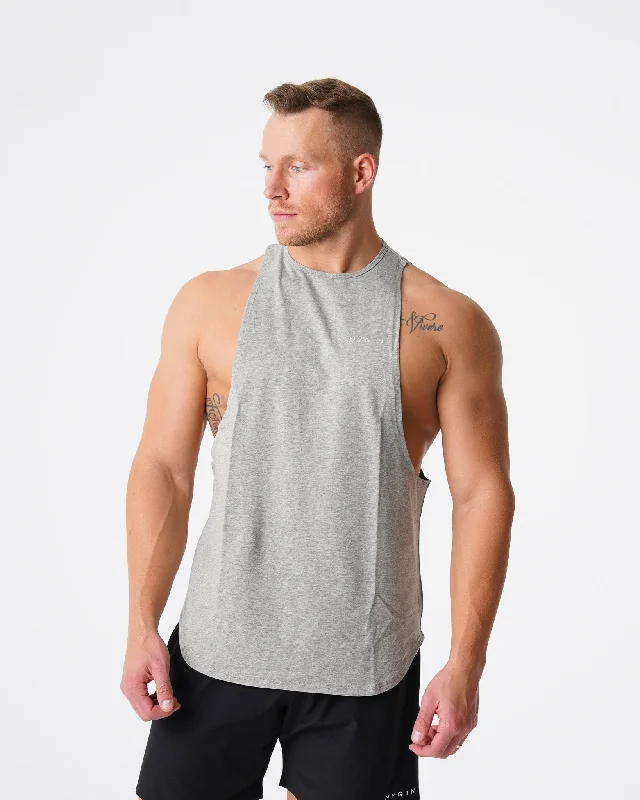 Sportswear/Tops luxury brands-Grey Pulse Edge Tank