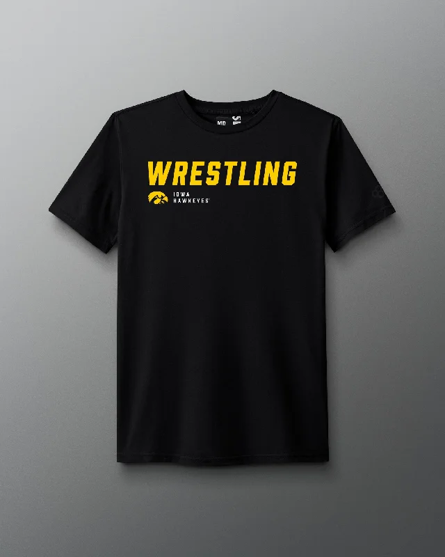 Iowa Hawkeyes Wrestling Slanted T-Shirt