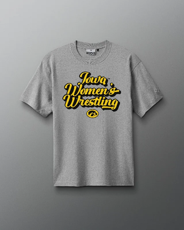 Iowa Women's Wrestling Script T-Shirt