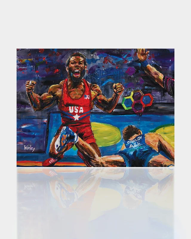 Jordan Burroughs Art Poster