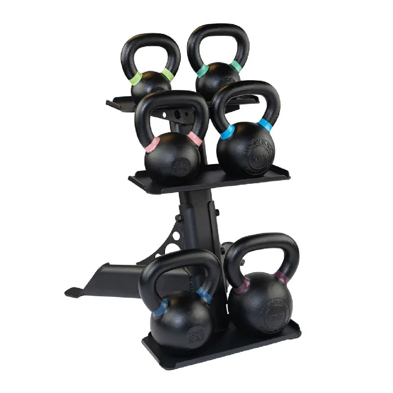 Kettlebell with sleek weight design-Kettlebell Package w/ Rack KBC