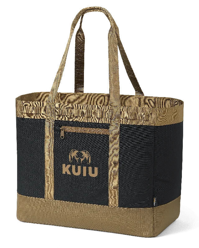 KUIU CORDURA® 2800 Structured Tote Bag | Black/Brown