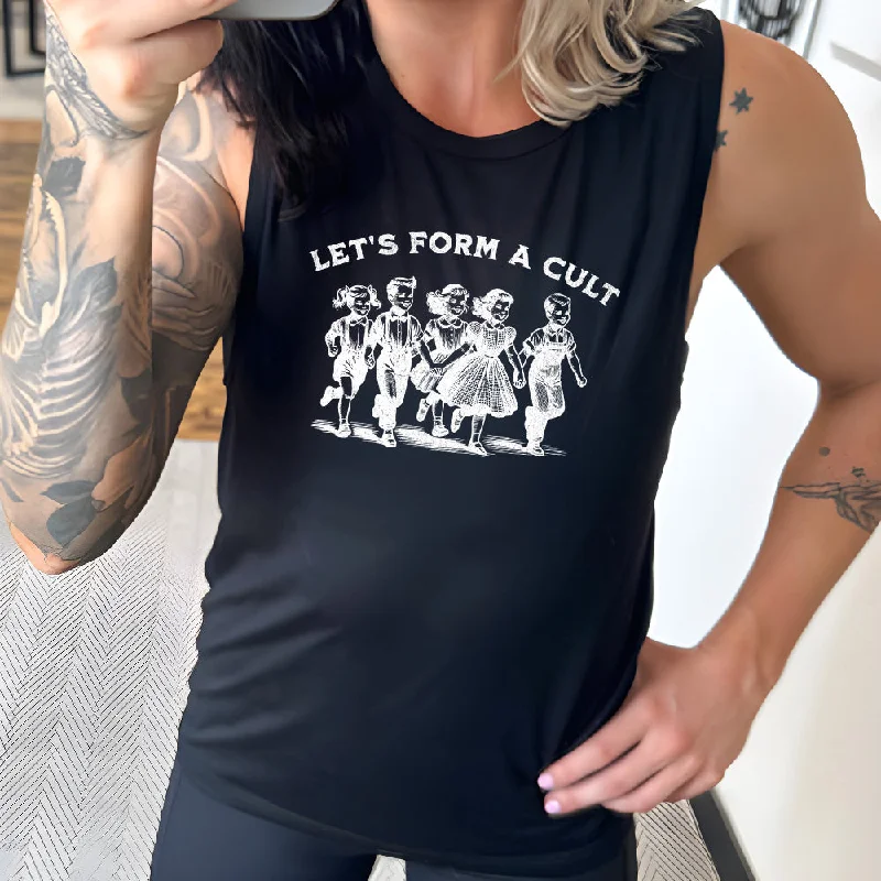 Let's Form A Cult Muscle Tank