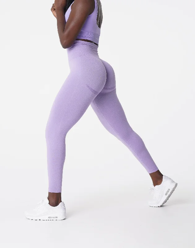 Sportswear/Tops fast feet-Lilac Curve Seamless Leggings