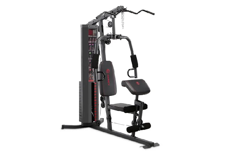 Multi-station home gym with multi-pulleys-Marcy 150lb Stack Weight Home Gym (MWM-989) (🎄HOLIDAY IN-STORE SPECIAL)