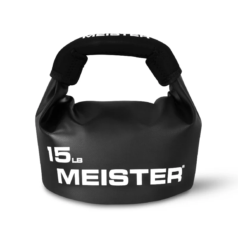 Kettlebell with durable weight design-Meister BEAST Portable Sand Kettlebell - 15lb / 6.8kg