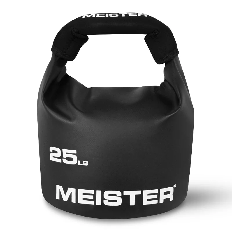 Kettlebell for agility strength-Meister BEAST Portable Sand Kettlebell - 25lb / 11.3kg