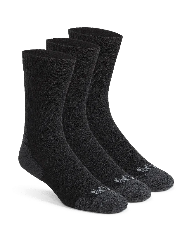 Merino Lightweight Performance Sock 3-Pair Pack | Black