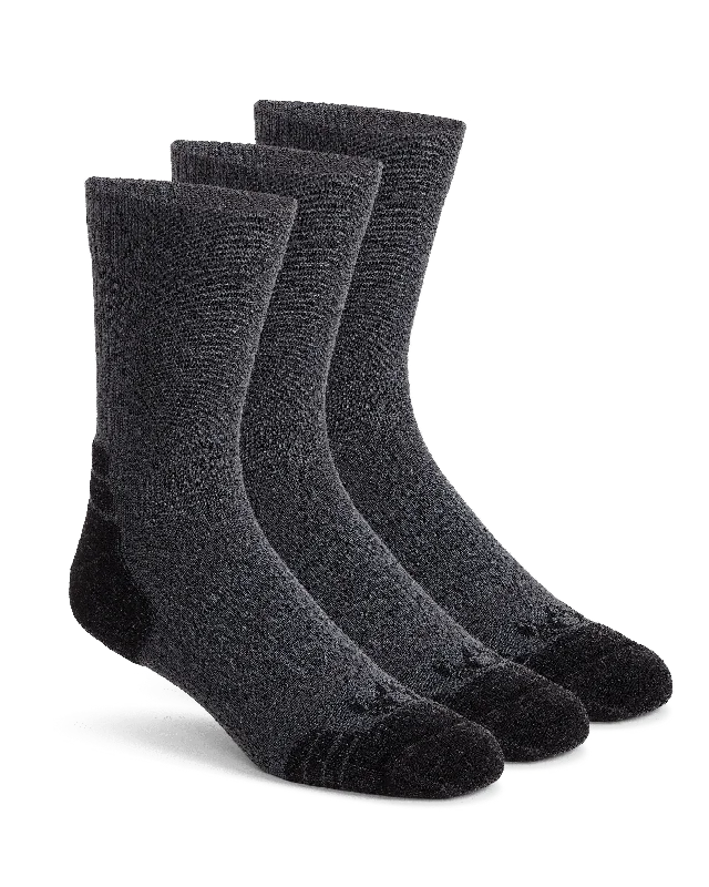 Merino Lightweight Performance Sock 3-Pair Pack | Gunmetal