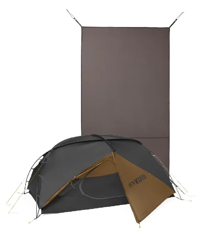 Mountain Star 2 Person Tent Set | Gunmetal-Camel