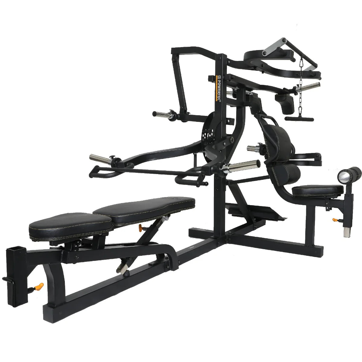 Multi-station home gym for weight training-Powertec Workbench Multisystem® WB-MS20-YY – LeverGym Home Gym System