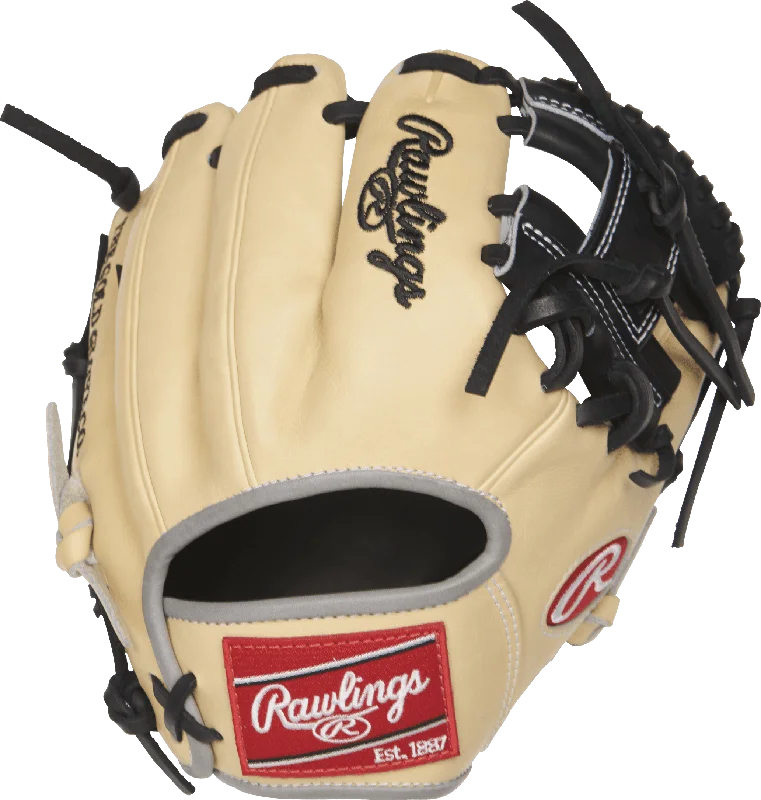 Fielding Gloves with glove wrist fit-Rawlings Heart of the Hide 9.5" Training Glove: PRO200TR-2C