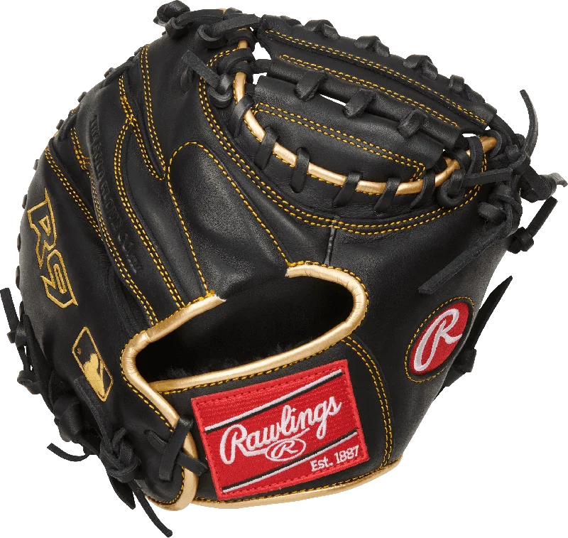 Fielding Gloves with glove wrist comfort-Rawlings R9 27" Baseball Training Catcher's Mitt: R9TRCM